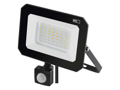 LED Projektør 50W 4000K IP44 m/Sensor