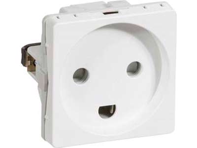 Stikkontakt Hvid M/J