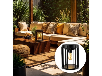Brendz Draco & Mira Solcelle Bordlampe med Sensor IP44