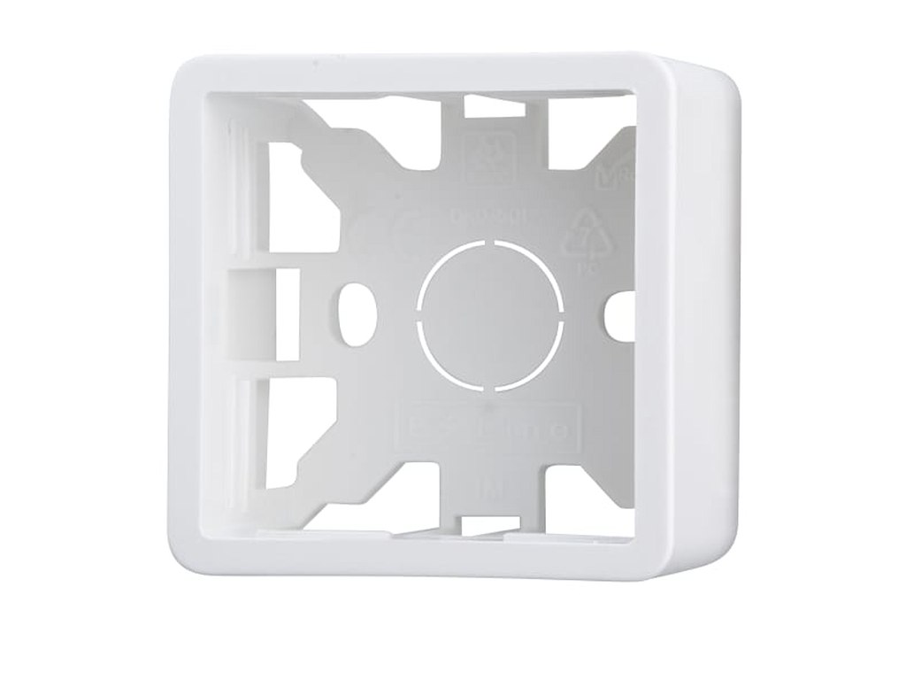 E-Line underlag til afbryder – hvid, 1 modul