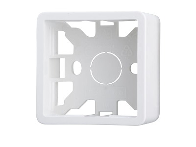 E-Line underlag til afbryder – hvid, 1 modul