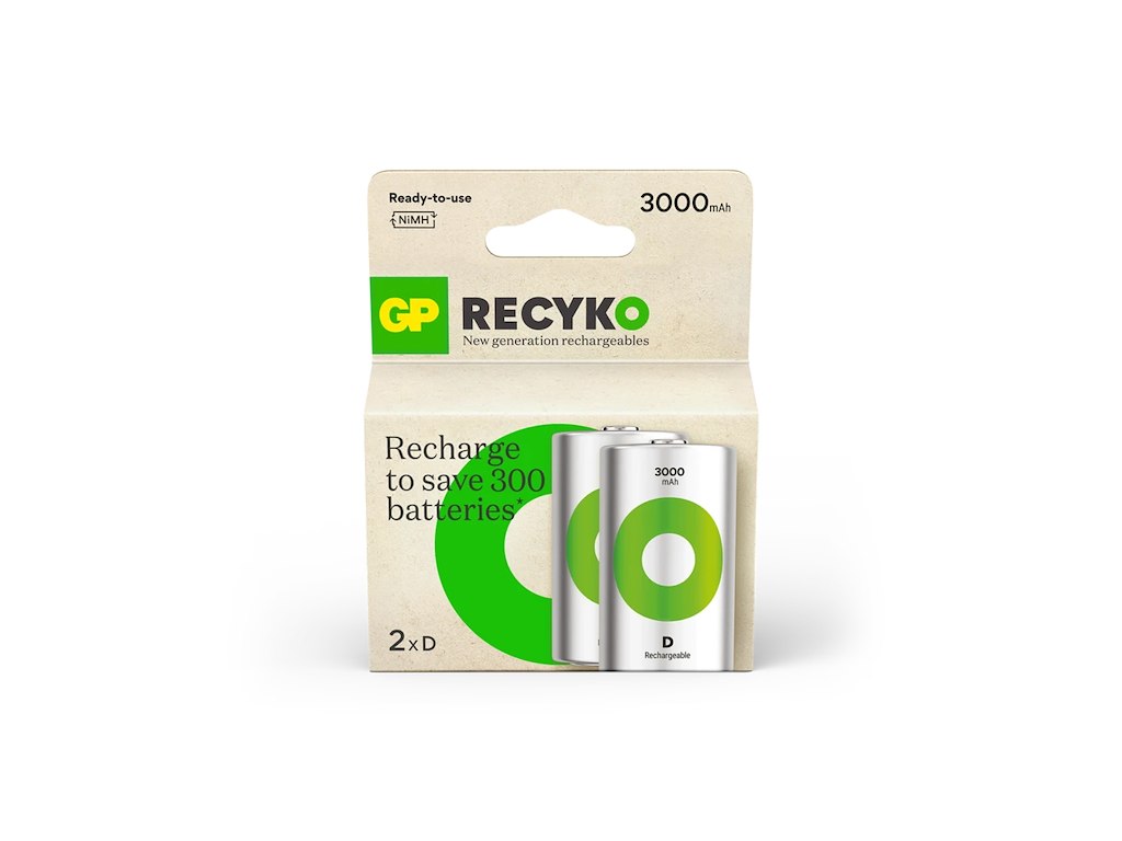 GP ReCyko D Batteri | 2-pak