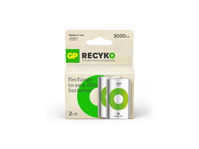 GP ReCyko D Batteri | 2-pak