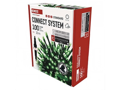 EMOS Connect System Standard (C) LED Lyskæde 10 m Grøn