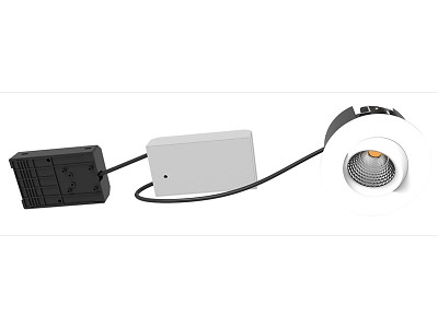 LED Indbygningsspot 3000K Hvid ø95