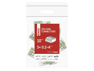 EMOS Samlemuffe 3x0,2–4 mm² | 10 stk.