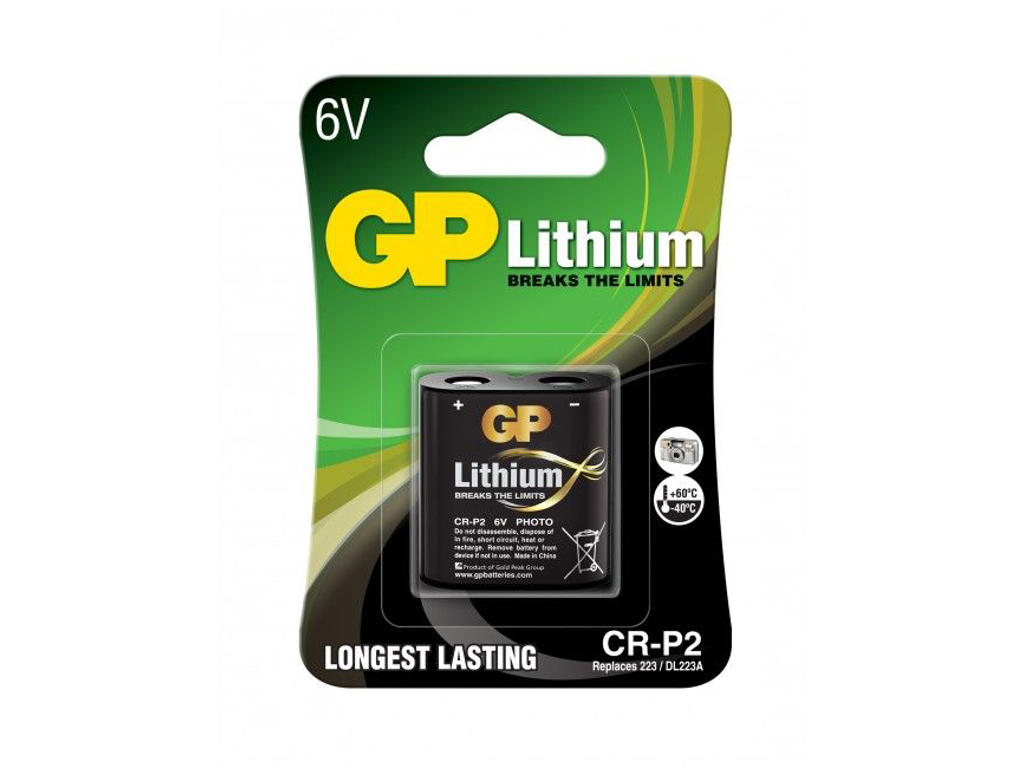 GP Lithium CR-P2 Batteri | 1-Pak