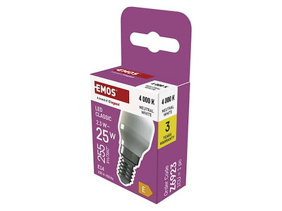 EMOS LED Køleskabspære 2,3W (25W) 4000K E14