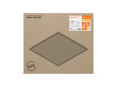 LED Panel 60x60 3000K m/Driver høj effektivitet med hele 166lm/W