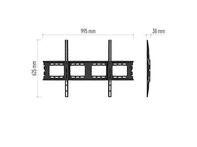 EMOS fast TV-vægbeslag 50–120″ – VESA 900 × 600