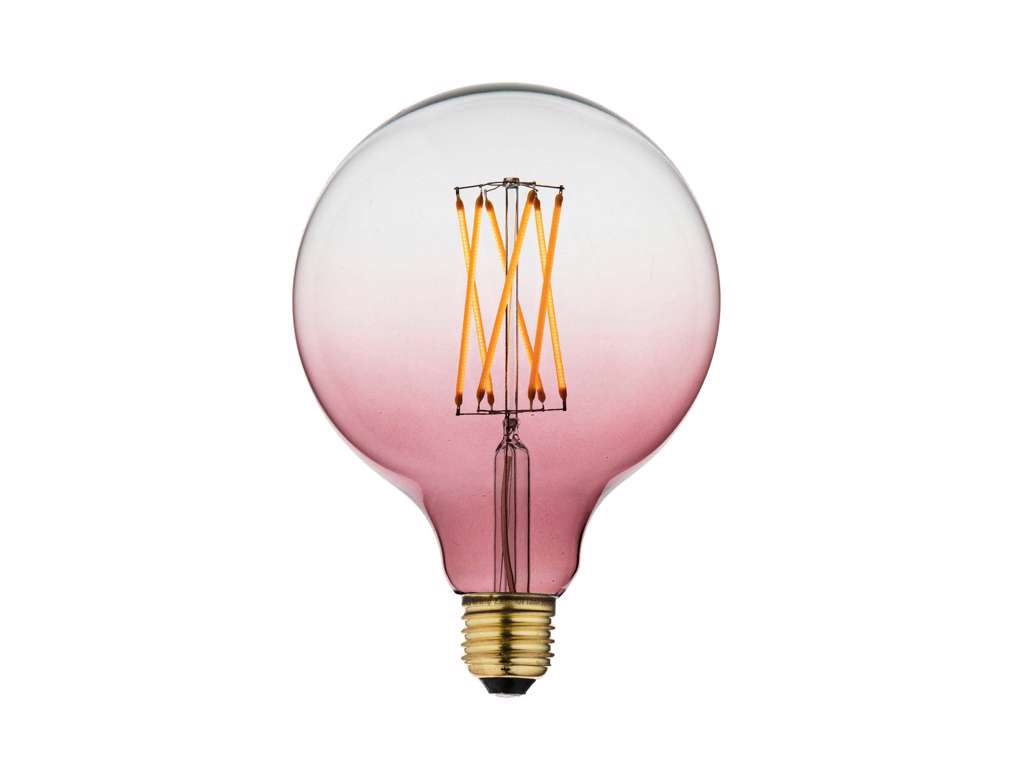 Danlamp Mega Edison LED Globe Rosa 2,5W (40W) 2200K E27 | Dæmpbar