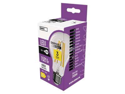 EMOS LED Pære 11W (100W) 4000K E27 | Dæmpbar