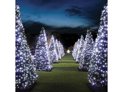 Festilight Stitch LED Net IP66 - L:2M x H:3M Hvidt Lys Blinkende