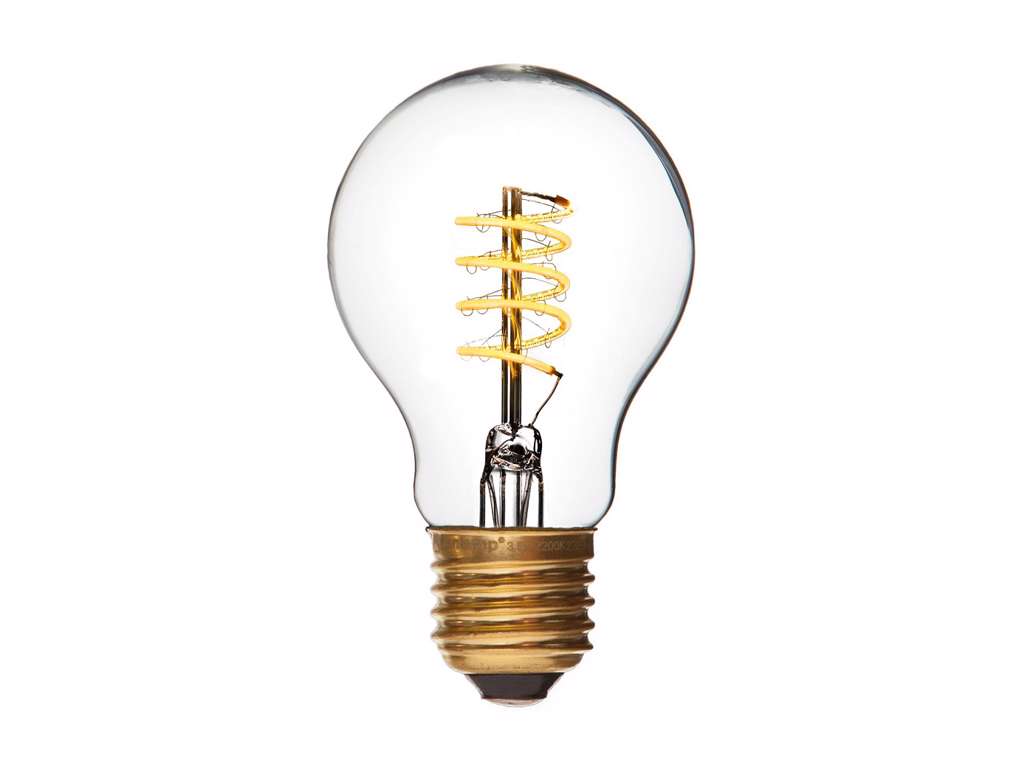 Danlamp LED Pære Std. De Luxe Spiral LED 4W (25W) 2200K E27 | Dæmpbar
