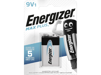 Energizer Max Plus 9V Batteri | 1-Pak
