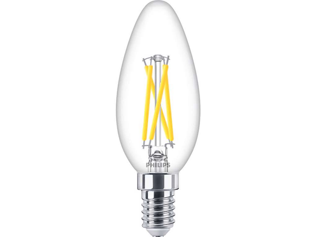 Philips MASTER LED Kerte 2,5W 2200-2700K E14 | Dæmpbar