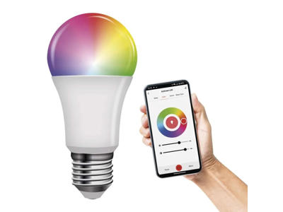 EMOS Smart LED Pære 9W (60W) RGB+2700-6500K E27 