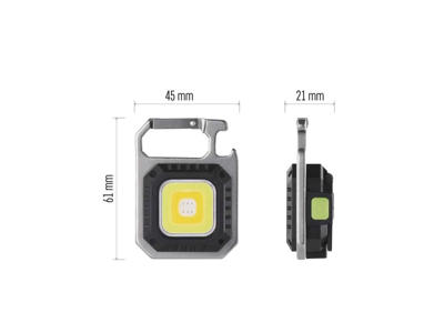 Mini LED Lommelygte- Nøglering