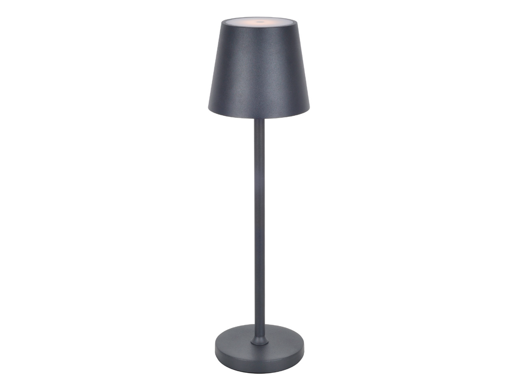 LED Sort Bordlampe 3000K 3W Dæmpbar Genopladelig