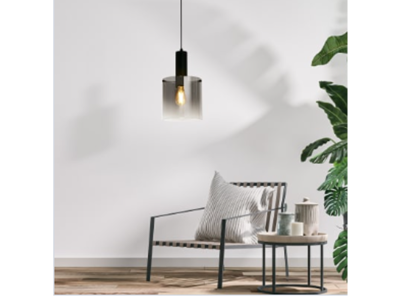 Searchlight Pendel Sweden Mat Sort & Ombre