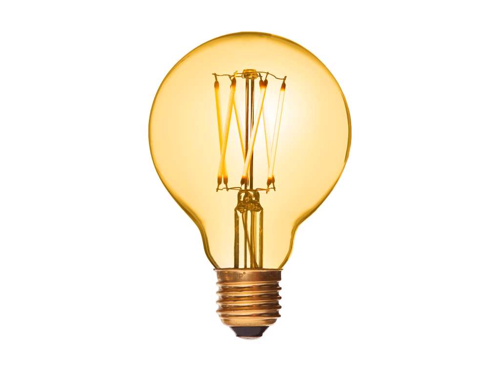 Danlamp Globe De Luxe Gold LED 2W (25W) 2000K E27 | Dæmpbar