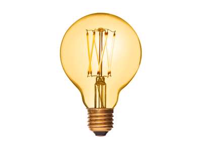 Danlamp Globe De Luxe Gold LED 2W (25W) 2000K E27 | Dæmpbar