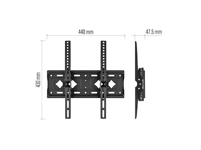 EMOS tiltbart TV-vægbeslag 26–65″ – VESA 400 × 400