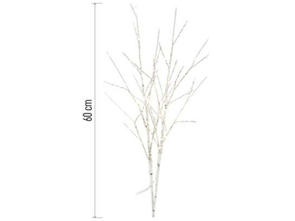 EMOS LED Julepynt Birkegren (2 stk)