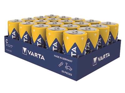 Varta Industrial Alkaline C Batterier | 20-Pak