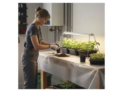 EMOS LED Vækstlampe Fuldspektrum m/timer