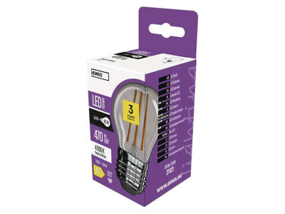EMOS LED Krone 3,4W (40W) 4000K E27