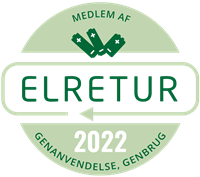 el retur certifikat - genanvendelse og genbrug af batterier