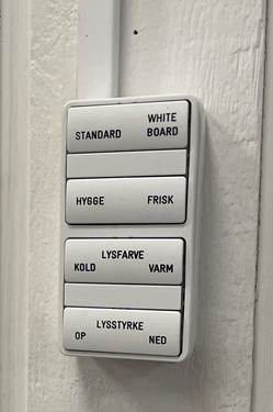 DALI kontakt smart lys på skole