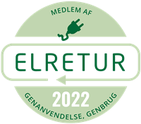 DBS lys er en del af el retur 2022 - genanvendelse og genbrug